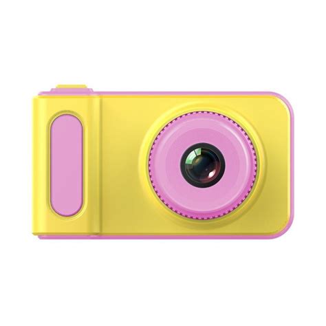 Детский цифровой фотоаппарат SMART KIDS CAMERA V7 розовая. Реальная 1.3 ...
