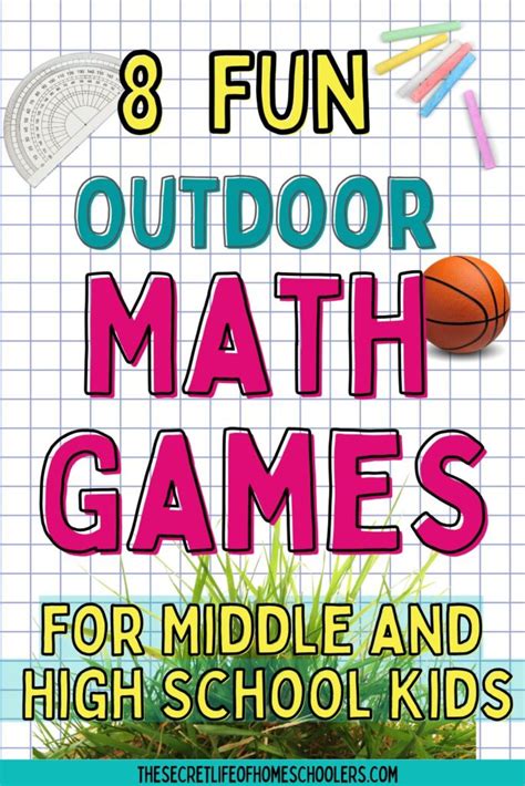 8 Outdoor Math Games Middle And High Schoolers Will Want To Play The