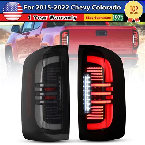 Smoke Led Tail Lights For Chevy Colorado Turn Signal Brake