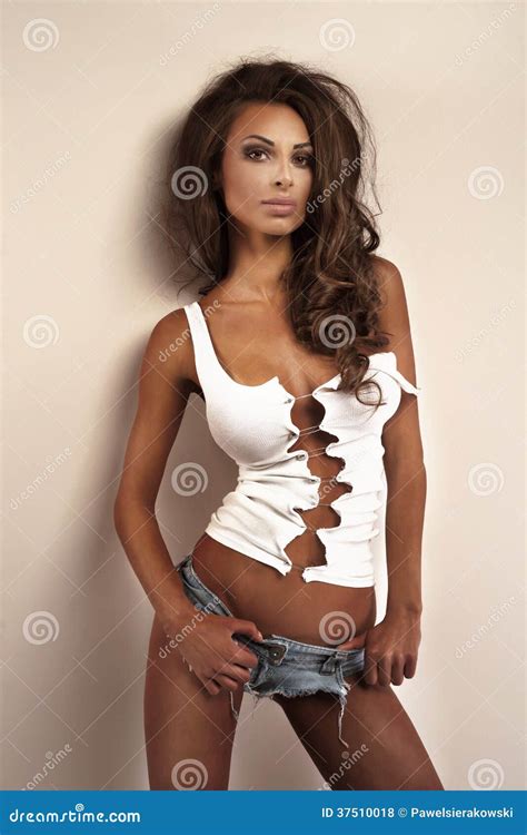 Brunette Woman Stock Photo Image Of Girl Brunette