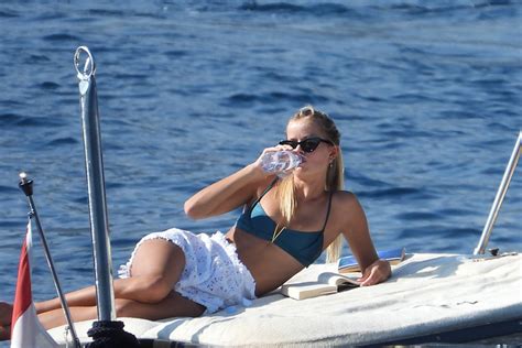 Frida Aasen In Bikini At A Yacht In France Hawtcelebs