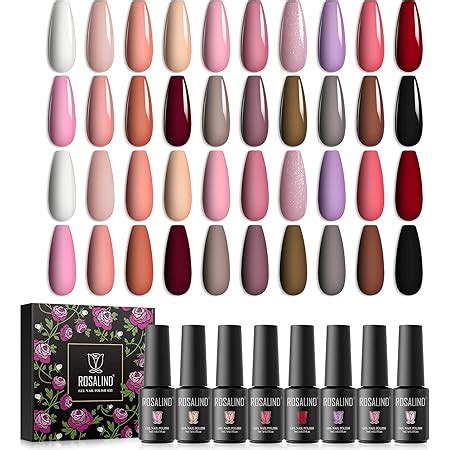 Amazon Larvall Beautpal Nude Nail Polish Set Pcs All Seasons Skin Tones Nude Pink
