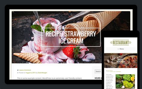 Restaurant Theme — WordPress.com