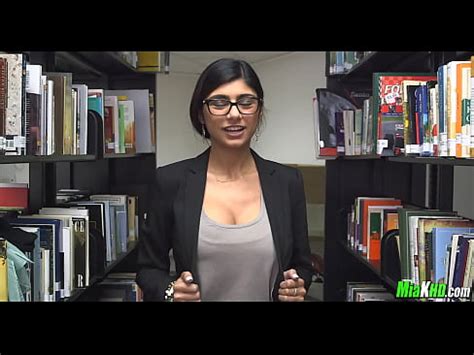 Mia Khalifa Alone In The Library Xvideos