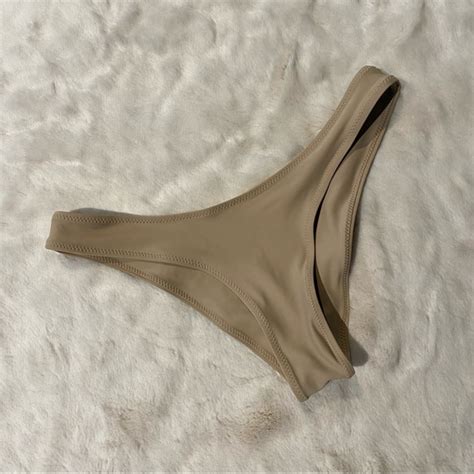 Stone Fox Swim Swim S Stone Fox Swim Cheeky Beige Nude Bikini