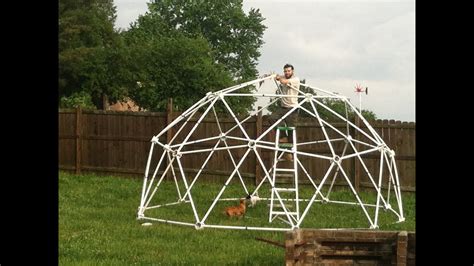 How To Build A Portable Geodesic Zip Tie Dome Greenhouse 16 Foot