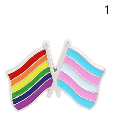 Pin Lgbt Orgullo Gay Aguja De Esmalte Broche De Arco Iris Meses Sin Intereses