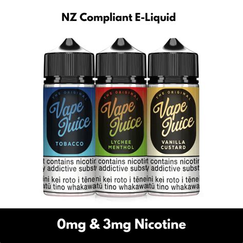 Nzvapor Vape Juice 100ml 036mg 10 Flavours Vapeys Nz Fast