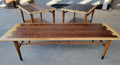 Lane Acclaim Coffee Table and Pair End Tables 3 Piece Set For Sale at