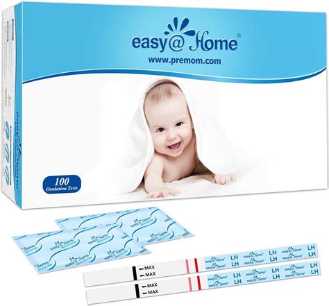 Easyhome 100 X Ovulation Test Strips Fertility Tests Ovulation Predictor Kit Powered By