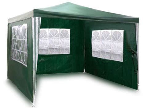 Záhradný altánok 3x3 m + 3 steny GREEN - BESTENT.sk