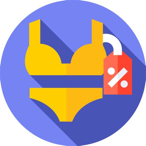 Bikini Flat Circular Flat Icon