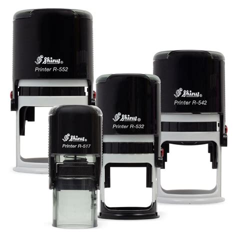 Round Custom Self Inking Stamp 2 With Personalized Text Logo Or Art