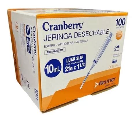 Jeringa Desechable Luer Slip Cc G X Caja X