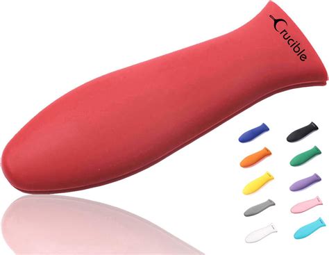 Amazon Silicone Hot Handle Holder Potholder Large Red For Cast Iron Skillets Pans