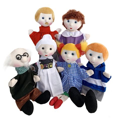 Семья (фабр) - набор кукол для кукольного театра