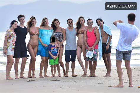 Alessandra Ambrosio Slips Into Her Gal Floripa Bikini Collection During A Beachside Photo