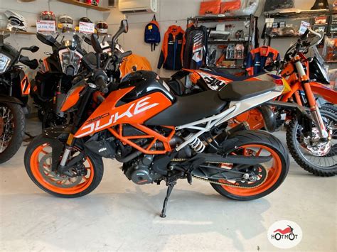 Купить б у KTM 390 Duke инжектор 6 передач в Москве оранжевый naked