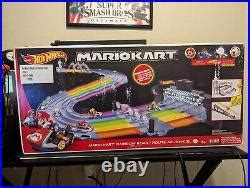 Car Track Set Hot Wheels Mario Kart Rainbow Road Track Set New In Box