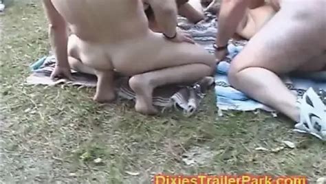 It S A Trailer Park Public Orgy In The Back Yard Amateur Porn By