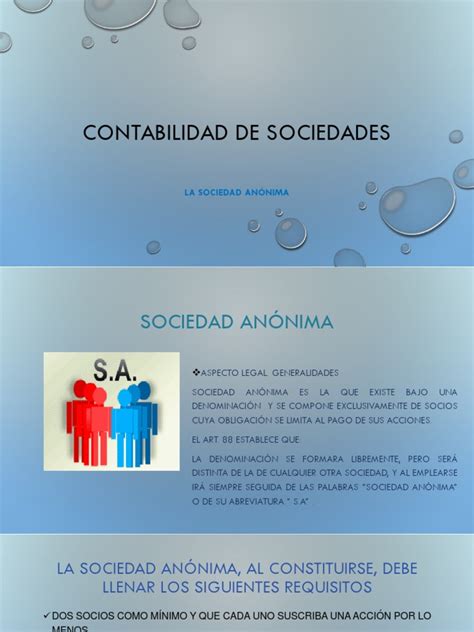 6 Contabilidad De Socsociedad Anónima Pdf