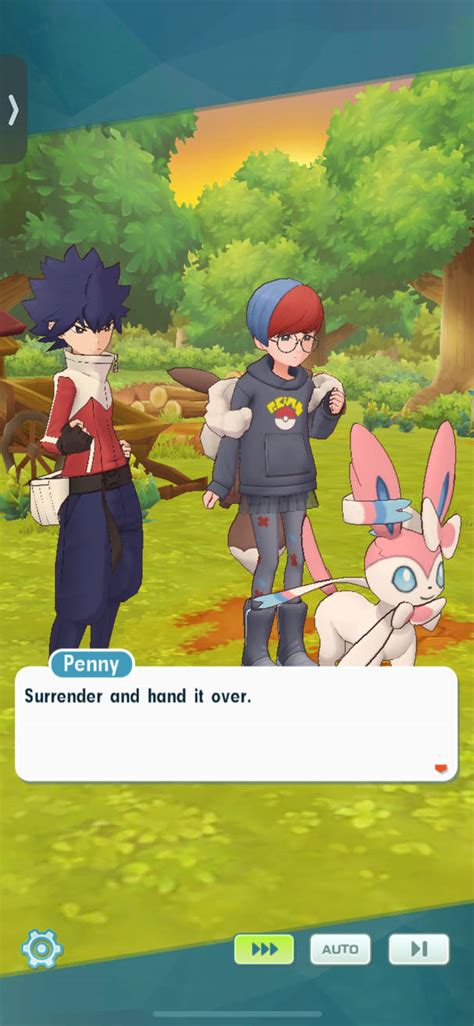 Penny tells Team Break to hand Eevee over by Haros98 on DeviantArt