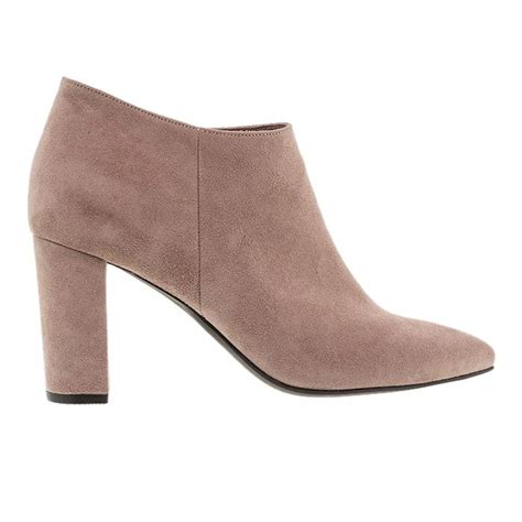 Stylish Nude Suede Ankle Boots