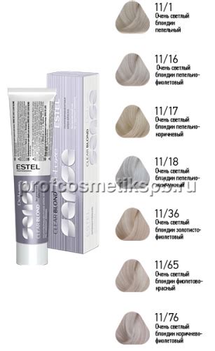 DE LUXE SENSE СLEAR BLOND 60 мл. Estel