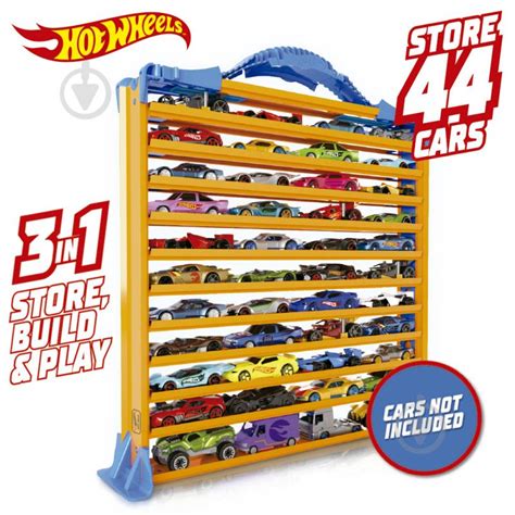 ᐉ Гараж Hot Wheels с дорожками для хранения машинок HWCC B Купить в Киеве Украине Лучшая