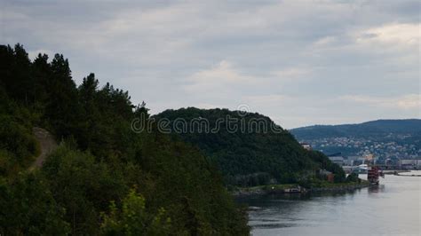 Scenic View of Trondheimsfjorden, Fjord Trondheim in the Daylight in ...