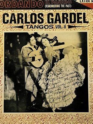 Argentinean Tango Singer Carlos Gardel V Rare Signed Autograph Lp