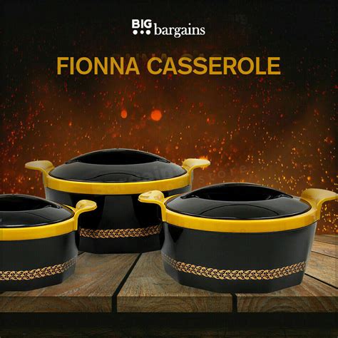 Pc Pc Plastic Hot Pot Thermal Insulated Casserole Set Food Warmer Serving Dish Ebay Uk