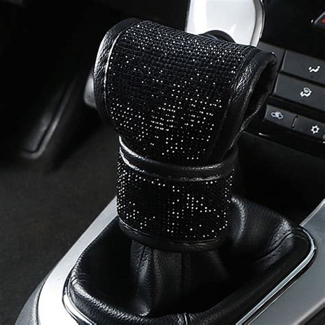 LCWLJL Bling Bling Auto Gear Shift Knob Cover Auto Shift Gear Cover