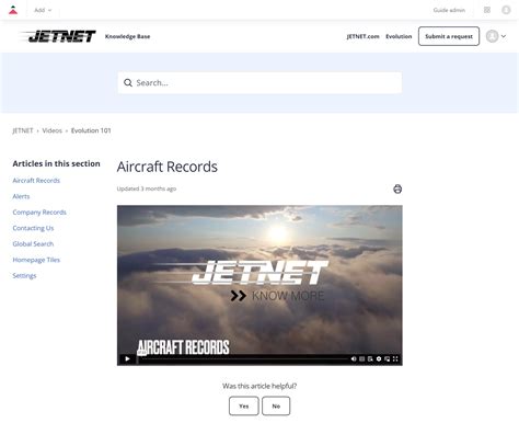 Knowledge Base | JETNET