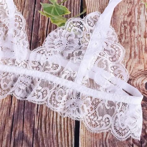 Women S Sexy Lace Bra Set Transparent High Waist G String Lingerie Suit Best Crossdress