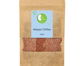 Dried Aleppo Pepper Chilli Flakes Freshly Ground Spices Crushed Chili