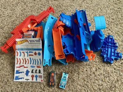 Hot Wheels Ultra Hots Blast Launch Face Off Track Set With Scale Toy Cars Target
