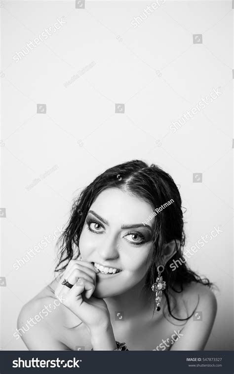 Sexy Beautiful Naked Woman Monochrome Portrait Stock Photo Shutterstock
