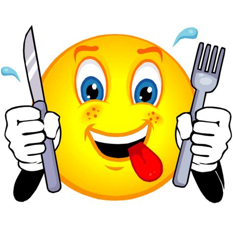Hungry Emoji Smiley Face Emoticon Hungry S Food Face Png Photo