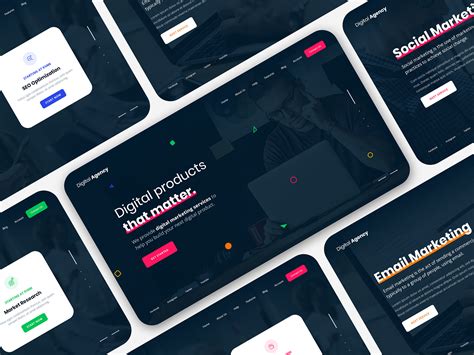 Creative Landing Page Hero Sections Behance