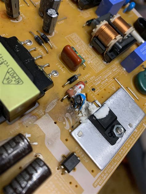 Ustalenie modelu kondensatora TV Samsung model zasilacza PSL790D04A ...