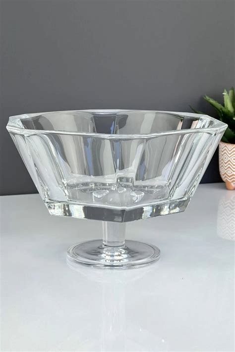 Pasabahce Nude Reflection Glazen Fruitschaal Op Voet 1 Stuk 256 Mm Bol