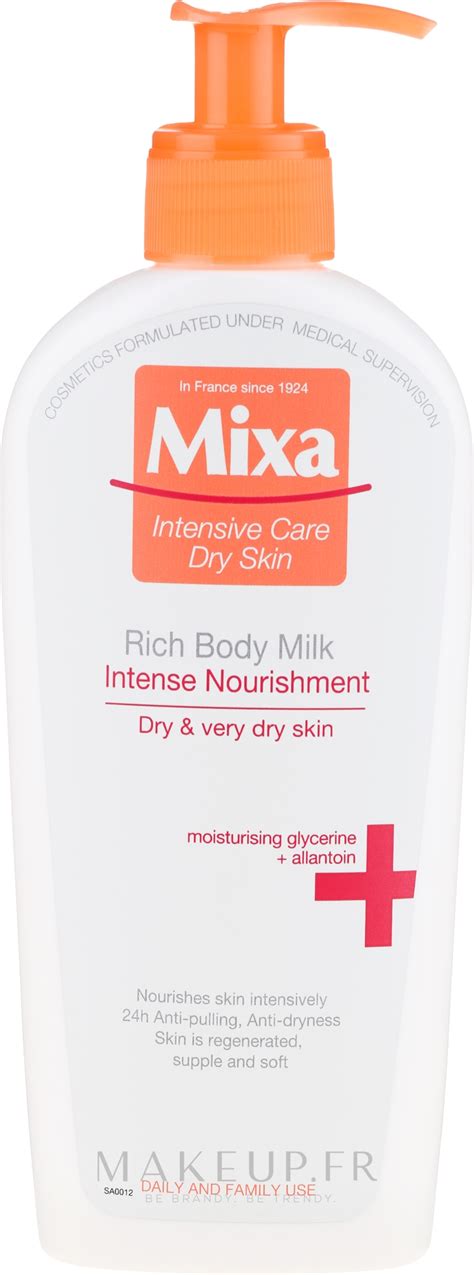 Mixa Intensive Care Dry Skin Rich Body Milk Lait à La Glycérine Pour Corps Makeupfr