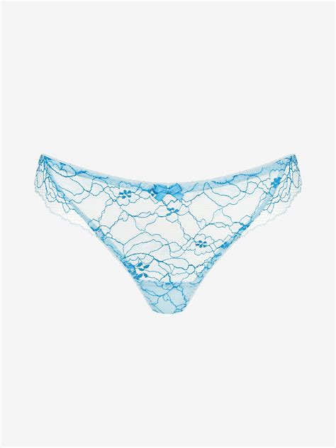 Lissi Bloom Thong Azure Blue CHANGE Lingerie