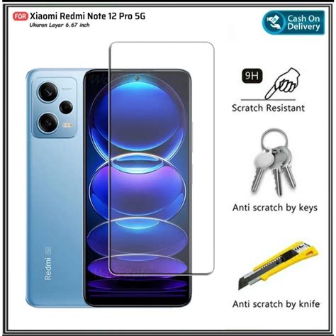 Jual Tempered Glass Xiaomi Redmi Note Pro G Anti Gores Kaca For