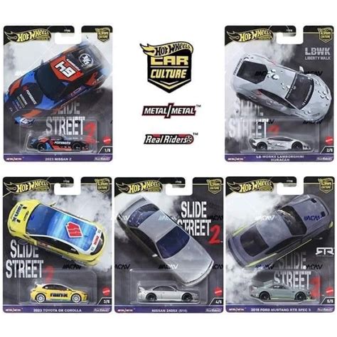 Ready Stock Hot Wheels Slide Street Set Of Pcs Shopee Malaysia