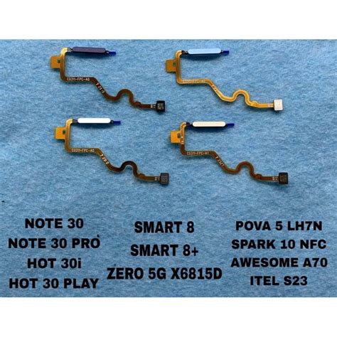 Jual Flexible Fingerprint Finger Sensor Sidik Jari Infinix Note Note Pro Hot I Hot