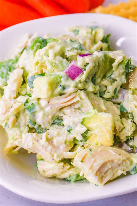 Avocado Chicken Salad Recipe Yummi Haus