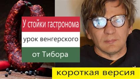 У стойки гастронома (урок венгерского) - YouTube