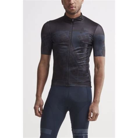 Веломайка мужская Craft Hale Graphic Jersey black/haze Фиолетовый ...